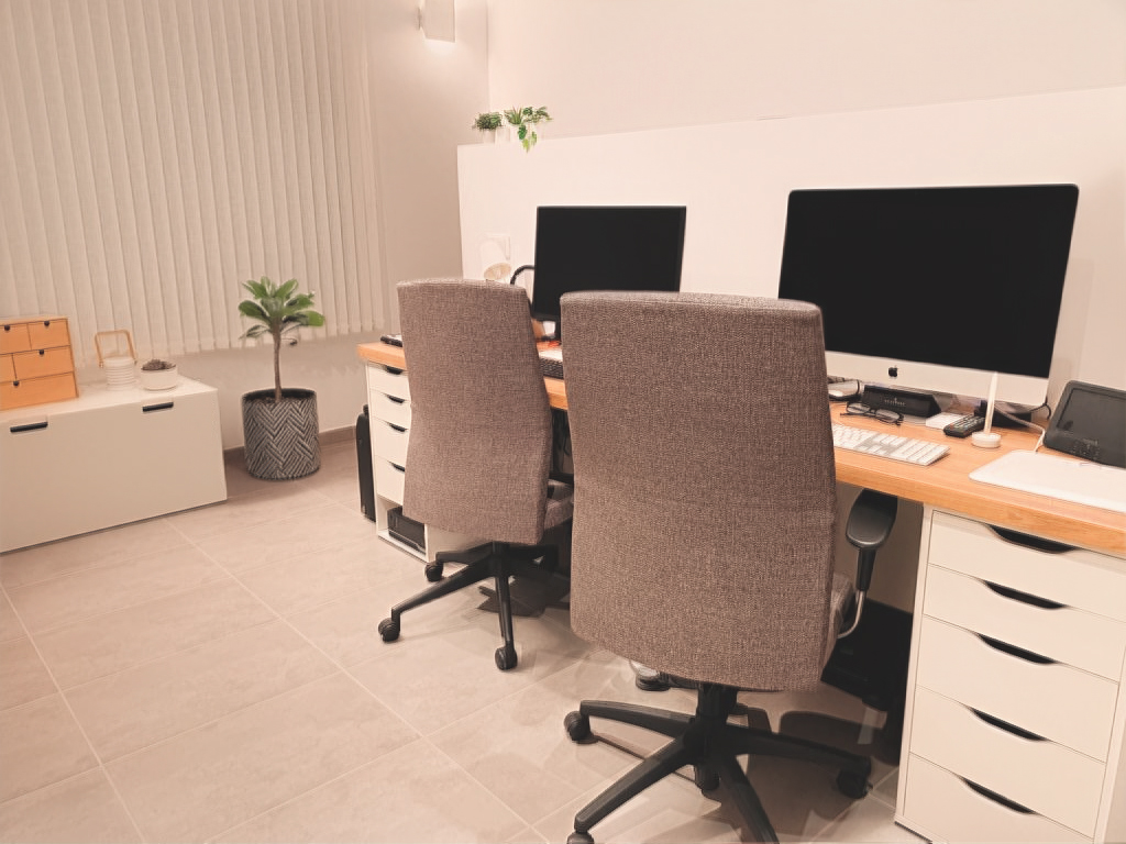 Paula Trilles trabajando en su estudio creativo